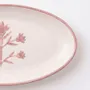 Everyday plates - Floral Oval Platter | Hand-crafted Ceramic | 14x7 - CASA AMAROSA