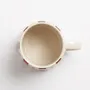 Everyday plates - Stripe & Dot Mug | Hand-Painted Ceramic Stoneware | 4 Inch - CASA AMAROSA