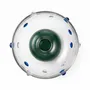 Glass - Borosilicate Glass Dessert Bowl | Confetti Dot Rim | 4x3 In - CASA AMAROSA