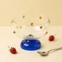 Glass - Borosilicate Glass Dessert Bowl | Confetti Dot Rim | 4x3 In - CASA AMAROSA