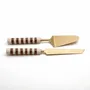 Knives - Stripe Cake Knife Set | Resin Handle | Set Of 2 - CASA AMAROSA