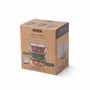 Food storage - BLACK + BLUM Stack + Nest Glass Food Storage Container Set | Mixed Set - BLACK+BLUM EUROPE