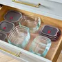 Food storage - BLACK + BLUM Stack + Nest Glass Food Storage Container Set | Mixed Set - BLACK+BLUM EUROPE