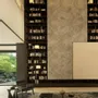 Bibliothèques - Bibliothèquevitrée pleine hauteur - M77