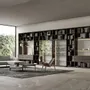 Bibliothèques - Bibliothèquevitrée pleine hauteur - M77