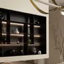 Bibliothèques - Bibliothèquevitrée pleine hauteur - M77