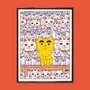 Affiches - Affiche "Maneki neko" - Format 30x40cm ou A4 - YEAAAH! STUDIO