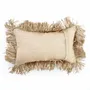 Cushions - The Jute Bonita Cushion Cover - Natural - 30x50 - BAZAR BIZAR LIVING