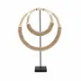 Sculptures, statuettes and miniatures - The Double Shell Necklace On Stand - Natural - BAZAR BIZAR LIVING