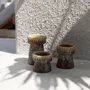 Candlesticks and candle holders - The Pretty Candle Holder - Antique Grey - S - BAZAR BIZAR LIVING