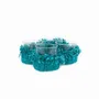 Bougeoirs et photophores  - Le Bougeoir Oh My Gee - Aqua - S - Set de 4 - BAZAR BIZAR LIVING