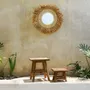 Miroirs - Le Miroir Raffia Cowrie - Blanc Naturel - BAZAR BIZAR LIVING