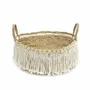 Corbeilles - Le Panier Boho Fringe - Blanc Naturel - BAZAR BIZAR LIVING