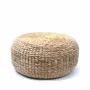 Ottomans - The Hyacinth Pouffe - Natural - M - BAZAR BIZAR LIVING