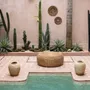 Ottomans - The Hyacinth Pouffe - Natural - M - BAZAR BIZAR LIVING