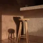 Stools - The Kedut Bar Stool - Natural - BAZAR BIZAR LIVING