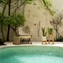 Flower pots - The Chalk High - Concrete Natural - L - BAZAR BIZAR LIVING