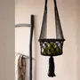 Objets de décoration - Le Porte-Plante Macramé - Noir - L - BAZAR BIZAR LIVING