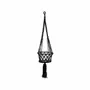 Decorative objects - The Macrame Plant Holder - Black - M - BAZAR BIZAR LIVING
