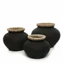 Vases - The Styly Vase - Black Natural - M - BAZAR BIZAR LIVING