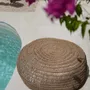 Ottomans - The Seagrass Pouffe - Natural - M - BAZAR BIZAR LIVING