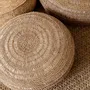 Ottomans - The Seagrass Pouffe - Natural - M - BAZAR BIZAR LIVING