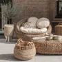 Stools - The Raffia Tressed Stool - BAZAR BIZAR LIVING
