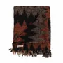 Plaids - Le s'il vous Plaid - Black Orange - BAZAR BIZAR LIVING