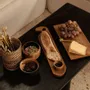 Platter and bowls - The Teak Root Sushi Plate - L - BAZAR BIZAR LIVING