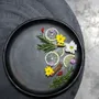 Platter and bowls - The Burned Classic Plate - Black - L - BAZAR BIZAR LIVING