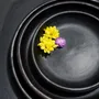 Platter and bowls - The Burned Classic Plate - Black - L - BAZAR BIZAR LIVING