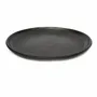 Platter and bowls - The Burned Classic Plate - Black - L - BAZAR BIZAR LIVING