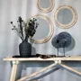 Sculptures, statuettes and miniatures - The Marble Disc on Stand - Black - L - BAZAR BIZAR LIVING