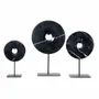 Sculptures, statuettes and miniatures - The Marble Disc on Stand - Black - L - BAZAR BIZAR LIVING