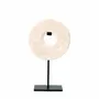 Sculptures, statuettes et miniatures - Marble Disc Sur Pied - Blanc - M - BAZAR BIZAR LIVING