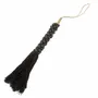 Objets de décoration - Les perles en bois avec pompon en coton - noires - BAZAR BIZAR LIVING
