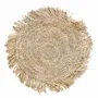 Placemats - The Fringe Raffia Placemat Round - Natural - BAZAR BIZAR LIVING