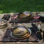 Placemats - The Oh My Gee Placemat - Black Copper - Set of 4 - BAZAR BIZAR LIVING