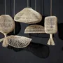 Floor lamps - The Dumpling Floor Lamp - Pendant - Natural - M - BAZAR BIZAR LIVING