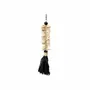 Decorative objects - The Macrame Fishbone Keychain - Black - BAZAR BIZAR LIVING