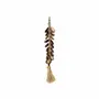 Decorative objects - The Raffia Fishbone Keychain - Natural Black - BAZAR BIZAR LIVING