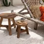 Tabourets - Le Tabouret Yatai - Naturel - L - BAZAR BIZAR LIVING