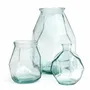 Vases - The Round Origami Vase - Blue - BAZAR BIZAR LIVING
