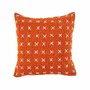 Cushions - The Zillion Kiss Cushion Cover - Terracotta White - BAZAR BIZAR LIVING