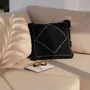 Cushions - The Kasbah Cushion Cover - Black White - BAZAR BIZAR LIVING