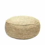 Ottomans - The Raffia Flores Pouffe - Natural - BAZAR BIZAR LIVING