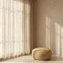 Ottomans - The Raffia Flores Pouffe - Natural - BAZAR BIZAR LIVING