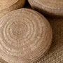 Ottomans - The Raffia Flores Pouffe - Natural - BAZAR BIZAR LIVING
