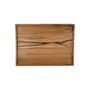 Trays - The Teak Serving Plate - Natural - BAZAR BIZAR LIVING