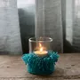 Candlesticks and candle holders - The Oh My Gee Candle Holder - Aqua - M - BAZAR BIZAR LIVING